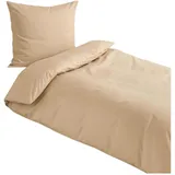 Traumschlaf Pure Beige 200 x 220 cm + 2 x 80 x 80 cm