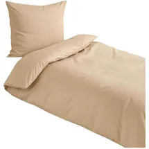 Traumschlaf Pure Beige 200 x 220 cm + 2 x 80 x 80 cm