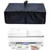 GLUK Premium Nylon Stoff Drucker Staubschutzhülle Hülle Kompatibel mit HP DeskJet 2710e/2720e/4120e All in One Color Printer / HP ENVY Pro 6420/6430 All in One Printer, Schwarz