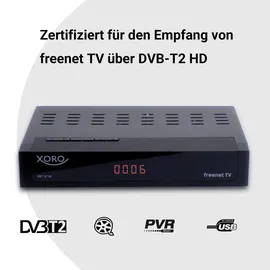 Xoro HRT 8730 Terrestrisch Full HD Schwarz