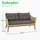 Endorphin Larissa Loungeset 2-tlg. braun