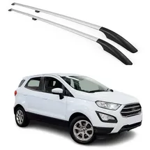 Omtec OMAC Dachreling Dachgepäckträger Relingträger kompatibel mit Ford Ecosport 2017-2024 Alu Silber
