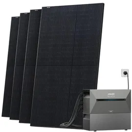 solarway All In One Balkonkraftwerk 2000 W / 800 W inkl. 3,2 kWh Anker Solix 2 Pro Speicher