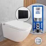 Evineo ineo3 softcube Komplett-SET Dusch-WC mit WC-Sitz Weiß