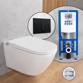 Evineo ineo3 softcube Komplett-SET Dusch-WC mit WC-Sitz Weiß