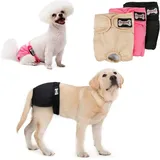 Fitags - Wiederverwendbare Hundewindeln für Hündinnen, auslaufsichere physiologische Welpenwindeln für Hündinnen (3er-Pack) (m)