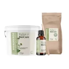 Relax-Biocare Pferdeerde-Set Lebermoos & Niem