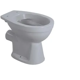 Sanicomfort manhattan Stand-WC mit WC-Sitz Grau