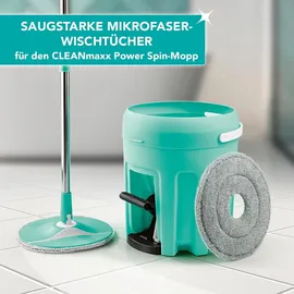 Clean Maxx Bodenwischer Ersatz Tücher 2er Set grau/weiß