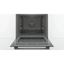 Bosch Herdset BOSCH Backofen Schnellaufheizung + Induktionskochfeld QuickStart autark 60 cm - Schwarz