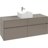 Villeroy & Boch Collaro Waschtischunterschrank | für Aufsatzecken mittig | Breite 1400 mm##Für Collaro (560 x mm) Mit .. C045B0VM