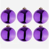 Mojawo 6 Stück XL Baumkugel Lila Ø 15cm-myw99829-6-lila