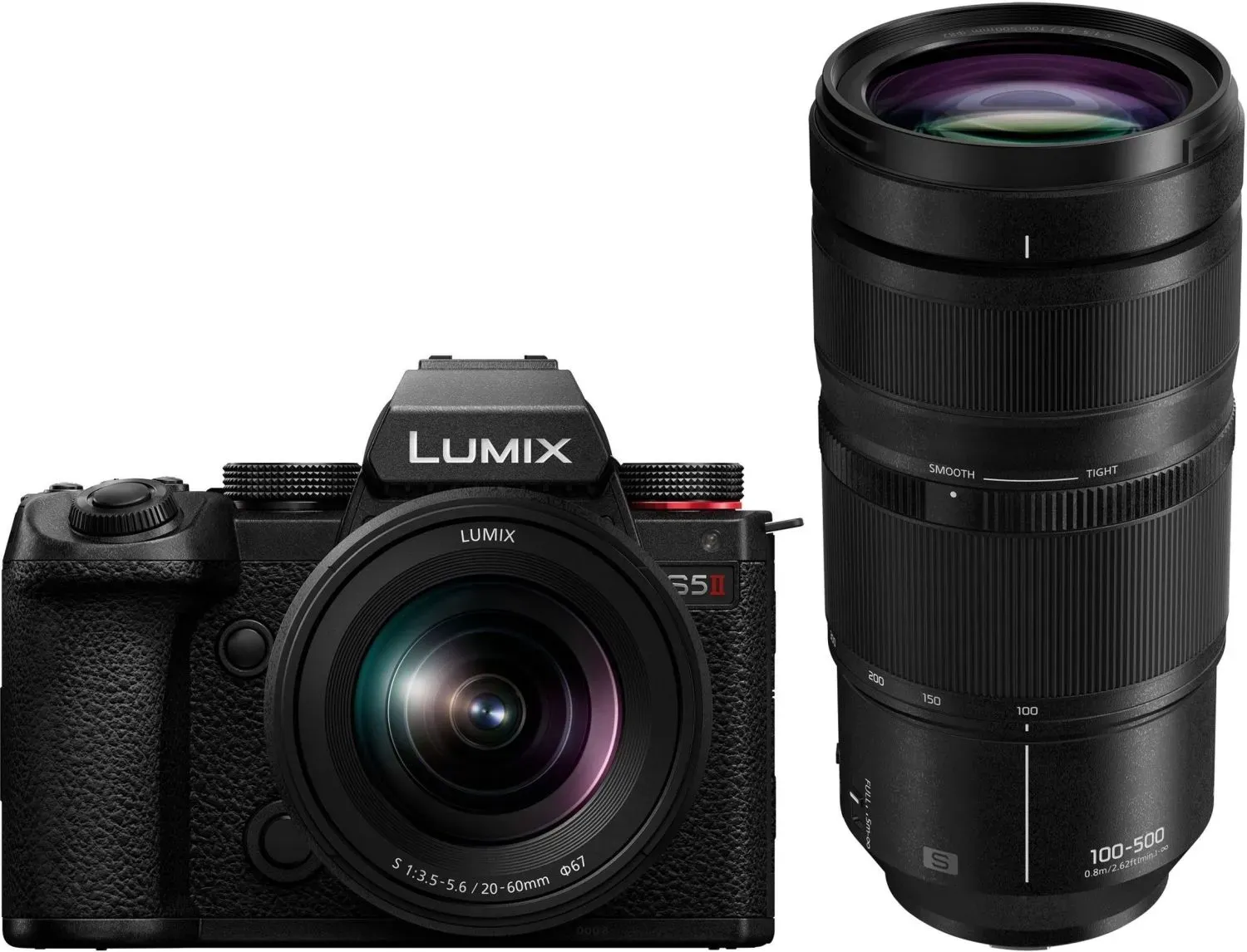 Panasonic DC-S5 II + S 20-60mm f3,5-5,6 + S 100-500mm f5-7,1