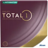 Dailies Total 1 Dailies Total1 for Astigmatism Tageslinsen weich | 90 Stück | BC 8.6 mm | DIA 14.5 mm | CYL 0.75 | ACHSE 90 | -03.25 Dioptrien