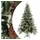 vidaXL Weihnachtsbaum mit Zapfen Grün/Weiß 195 cm