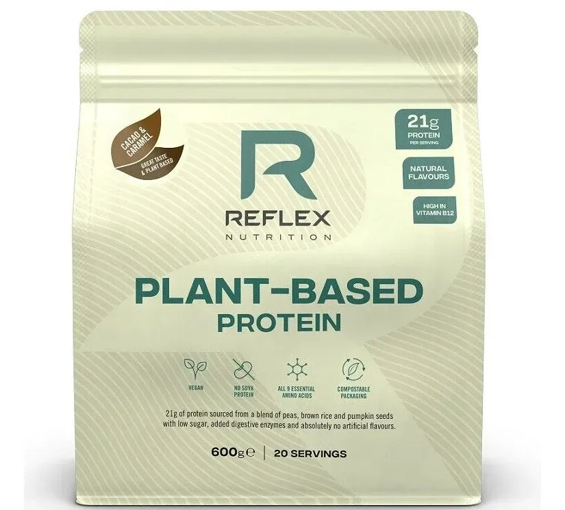 Reflex Nutrition - Plant Based Protein - 600g Beutel Geschmacksrichtung Vanilla Bean