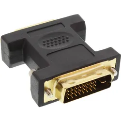 InLine DVI-D Adapter - Digital 24+5 Buchse an DVI-D 24+1 Stecker - verg. Kontakt