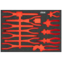 VIGOR Weichschaumeinlage, leer, V6815N-L, L x B x H: 563x 393x 35 mm