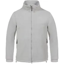 BMS Jacke Clima-Fleece Windstopp Unisex Silber/Grau S