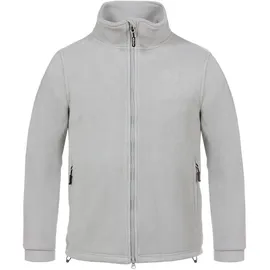 BMS Jacke Clima-Fleece Windstopp Unisex Silber/Grau S