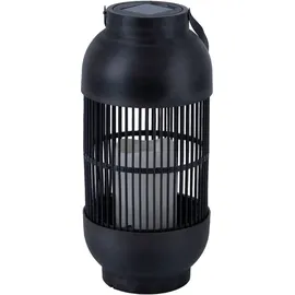 Expo Börse Laterne Kunststoff H 33 cm 2er Set schwarz