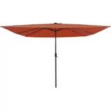 vidaXL 295 x 295 cm Rot, Schwarz