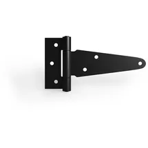 MS Beschläge Gartentorscharnier klappbar T-Band schwarz 262