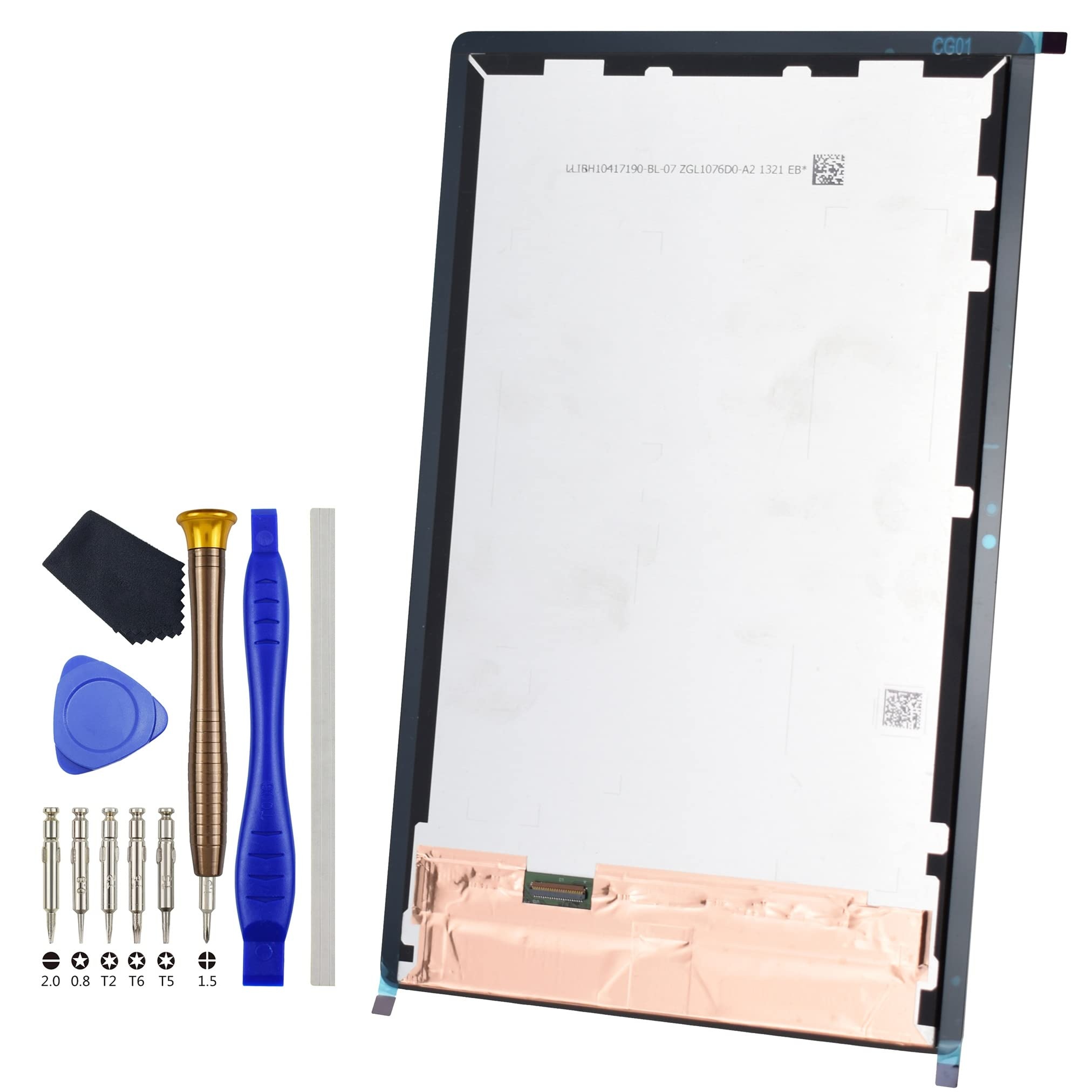 VEKIR White Tablet Complete Screen LCD Touch Digitizer Replacement for Samsung Galaxy Tab A7 10.4 (2020) SM-T500 10.4" with Tool kit