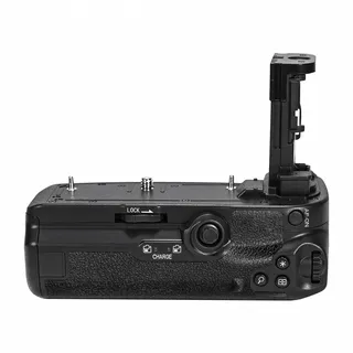 Verbesserter R5/R6 Batteriegriff BG-R10, kompatibel mit Canon EOS R5 R5C R6 R6 Mark II Kameras, Synchronisation der Funktionen, bietet Platz für 2 LP-E6/N/NH wiederaufladbare Lithium-Ionen-Akkus