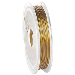 Schmuckdraht, gold, 0,4 mm, 5 m
