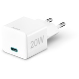 Hama Schnellladegerät mit Ladekabel Lightning USB-C PD 20W 1m weiß (86403)