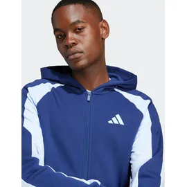 adidas Seasonal Essentials Kapuzensweatshirt Herren Blau M