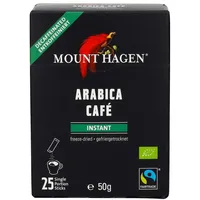 Mount Hagen Arabica Kaffee instant entkoffeiniert Sticks bio (25St)