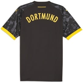 Puma BVB Borussia Dortmund Auswärtstrikot 2023/24 Herren 02 black/cyber yellow L