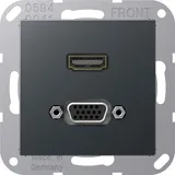 Jung Multimediadose HDMI + VGA MA A 1173 ANM