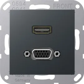 Jung Multimediadose HDMI + VGA MA A 1173 ANM