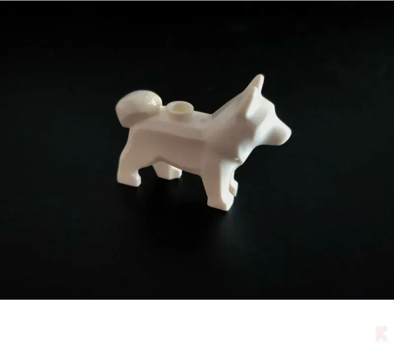 Klemos KL-40111 Klemmbaustein Hund weiß