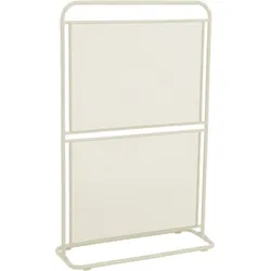 Windschutz Lärmschutz Sichtschutz Balkon Terrasse Metall beige 124x80