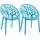 CLP Hope Stapelstuhl 59 x 60 x 80 cm blau 2 St.