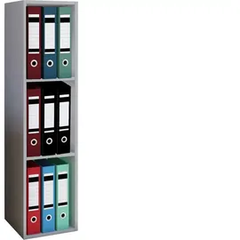 VCM Aktenregal Offas 34 x 29 x 107 cm Grau