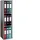 VCM Aktenregal Offas 34 x 29 x 107 cm Grau