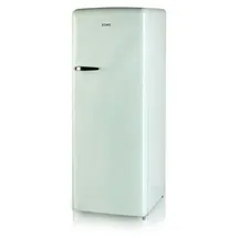 DOMO DO91701R Retro-Kühlschrank (218 l, 1445 mm hoch, Mintgrün)