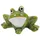 B & S Dekofigur Gartenfigur Frosch grün sitzend Keramik H 10.8 cm