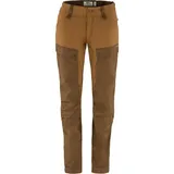 Fjällräven Damen Keb Curved Hose, Timber Brown/Chestnut, 48/R