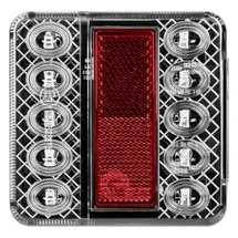 SECORÜT Anhänger-Rückleuchte Offene Kabelenden hinten 12 V/DC Transparent