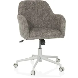 hjh LIVING Home Office Bürostuhl SOLAO HOME Stoff mit Armlehnen