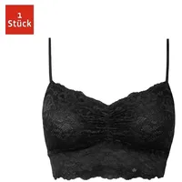 SNOCKS Spitzen-BH | Schwarz | M