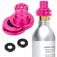 CREECHWA Quick Adapter Quick Connect Kompatibel mit Sprudelwasserbereiter Duo/Terra/Art, CO2-Zylinder mit TR21-4-Außengewinde