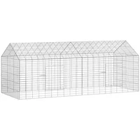 VidaXL Kleintierkäfig Hasenkäfig 400 x 78 x 78 cm