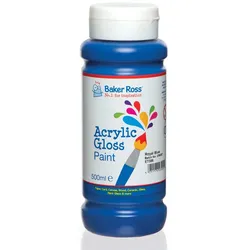 Blaue Acrylfarbe 500ml (Königsblau) Farben